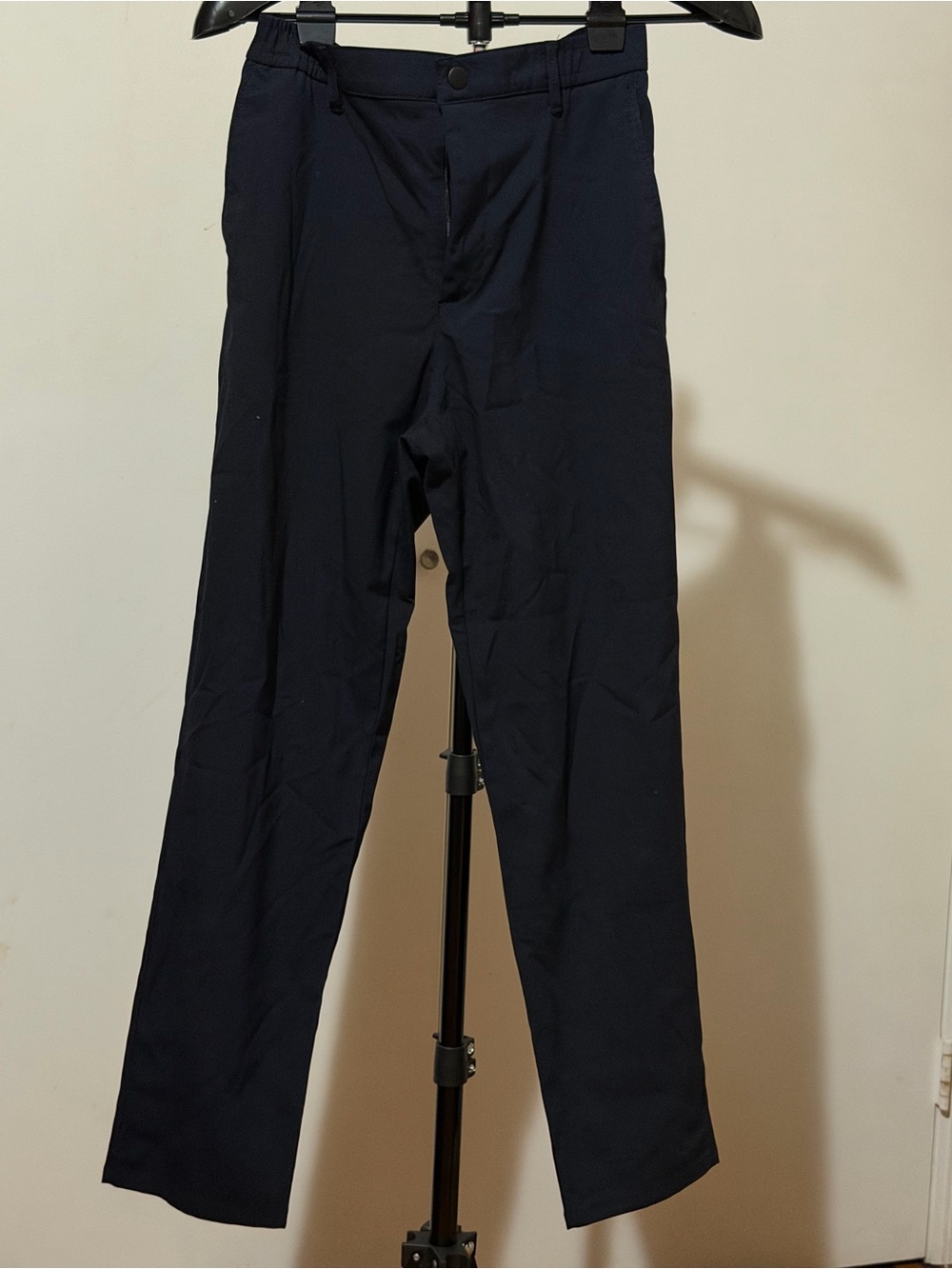Zara Men's Dark Navy Straight Chinos